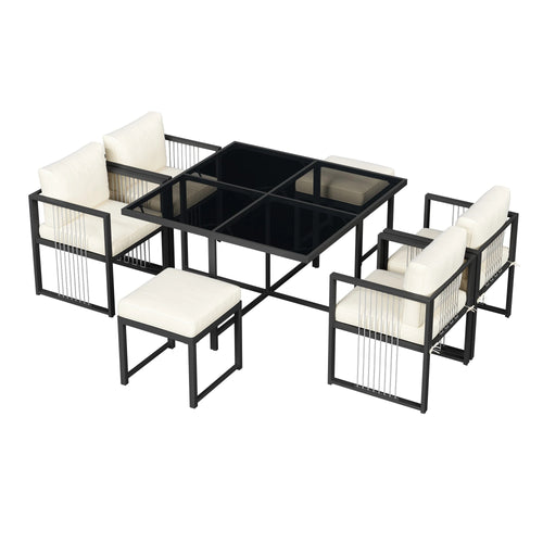 Garden furniture set for 6 people