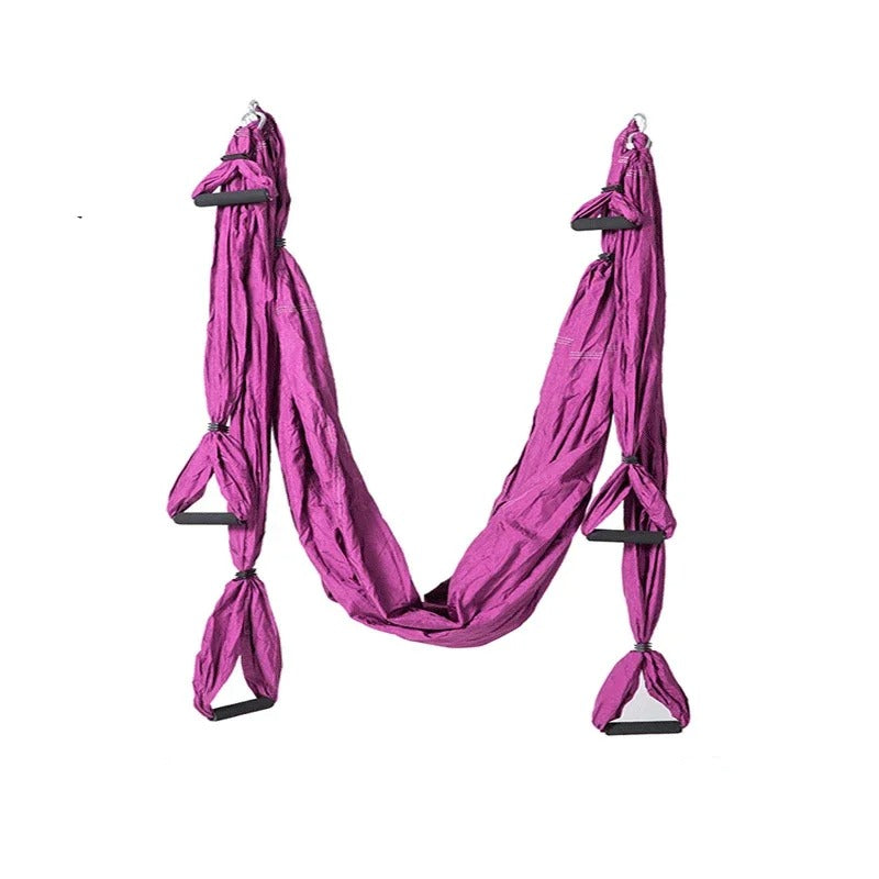 Hamac de Yoga Aérien 250 x 150 cm – Nylon 210T – 200 kg – Léger & Résistant – Avec Sac