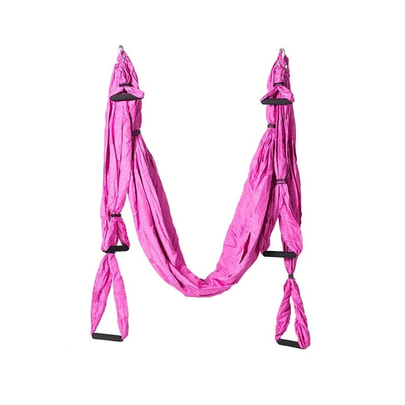 Hamac de Yoga Aérien 250 x 150 cm – Nylon 210T – 200 kg – Léger & Résistant – Avec Sac