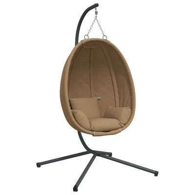 Chaise Suspendue Œuf avec Support en Acier – Intérieur / Extérieur