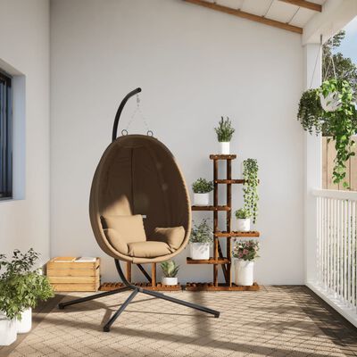 Chaise Suspendue Œuf avec Support en Acier – Intérieur / Extérieur