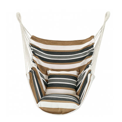 Chaise Hamac Suspendue en Tissu – 1 Place-150 kg – Pliable avec Sac de Rangement – Intérieur/Extérieur