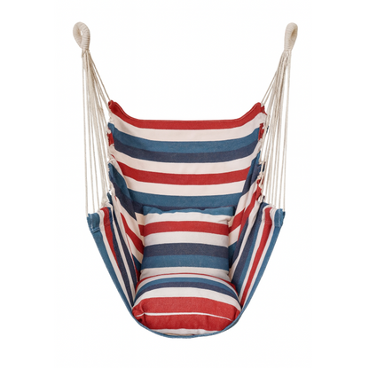 Chaise Hamac Suspendue en Tissu – 1 Place-150 kg – Pliable avec Sac de Rangement – Intérieur/Extérieur