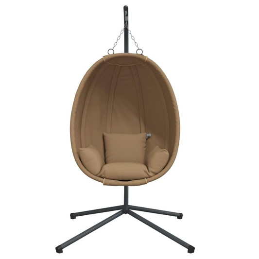 Chaise Suspendue Œuf avec Support en Acier – Intérieur / Extérieur