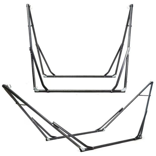 Support pour Hamac – Réglable ou fixe – Fer Thermolaqué – Intérieur / Extérieur – Montage Sans Outil
