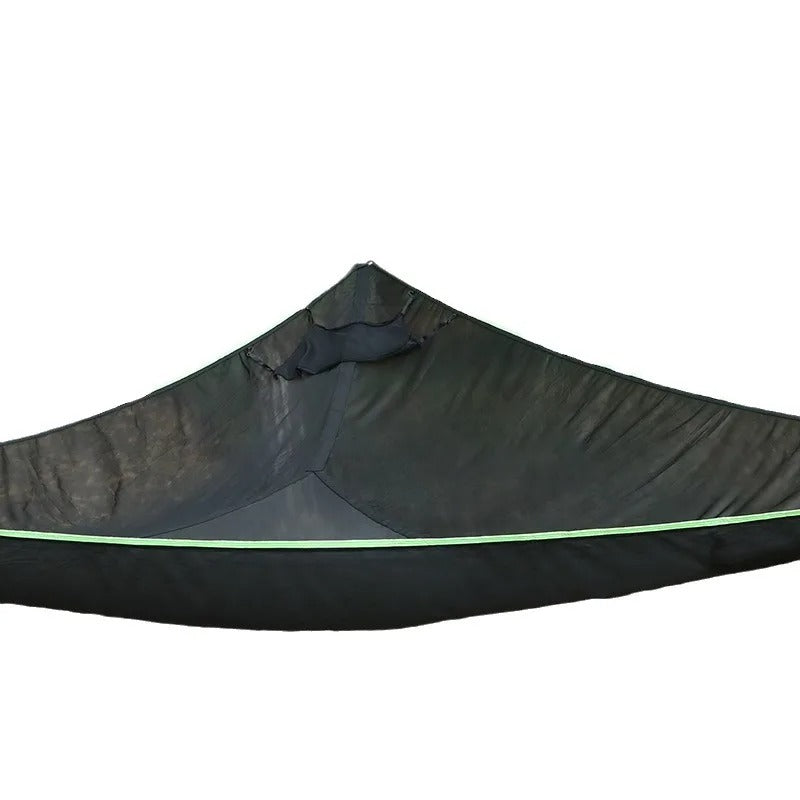 Hamac de Camping 1 Place – Léger et Pliable – Avec Kit de Fixation – Charge max. 150 kg